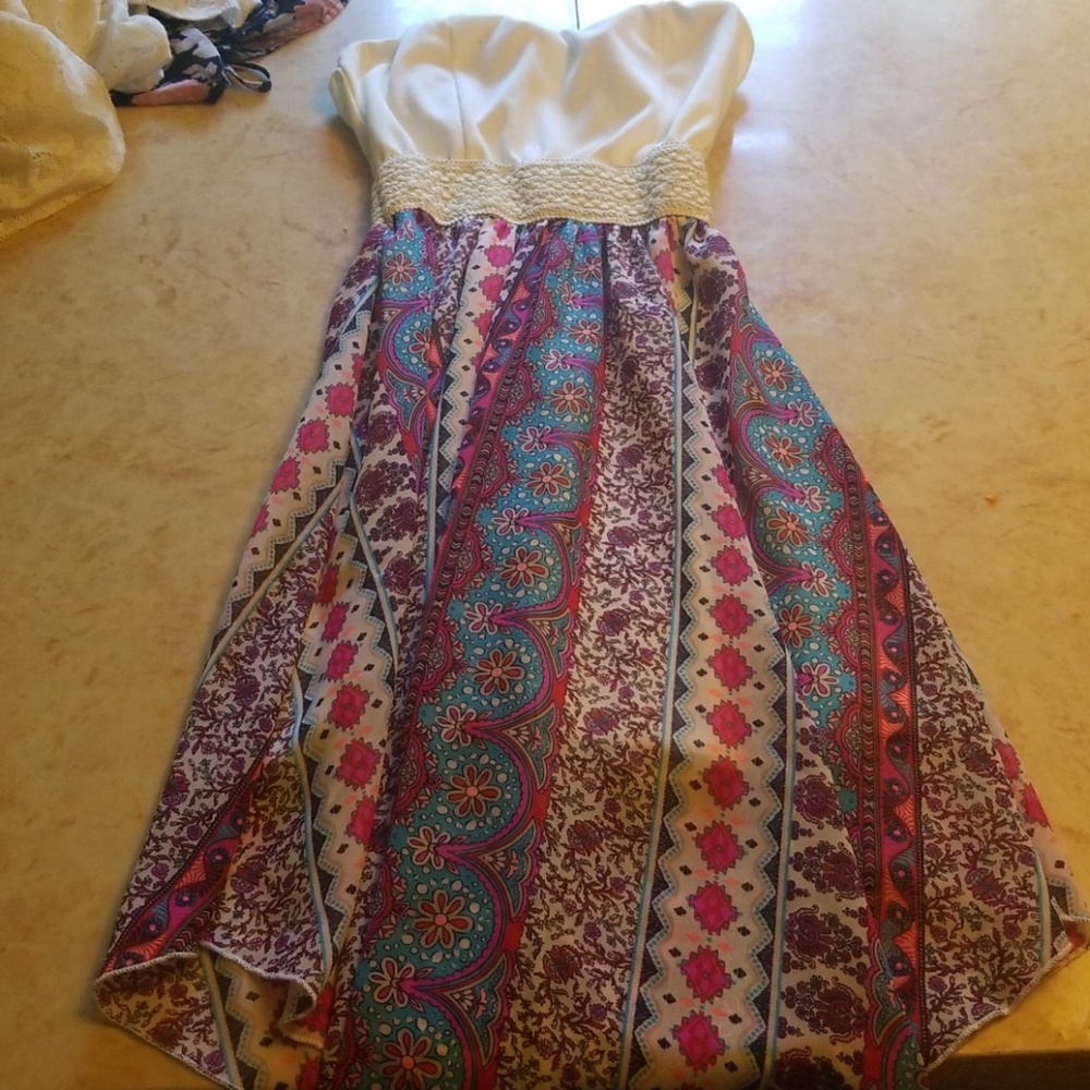 Strapless dress